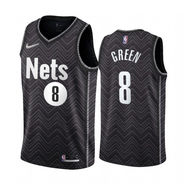 NBA Brooklyn Nets Trikot Jeff Green 8 2020-21 Earned Edition Swingman - Herren